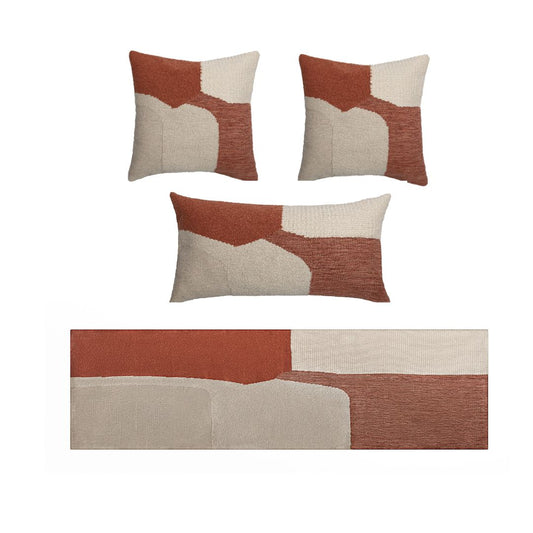 Set Diya | Terracota + Off White - 4 peças