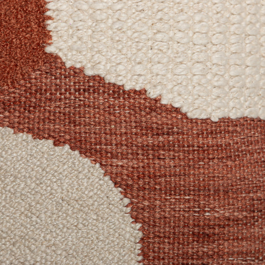 Almofada Diya 35x70cm | Terracota + Off White