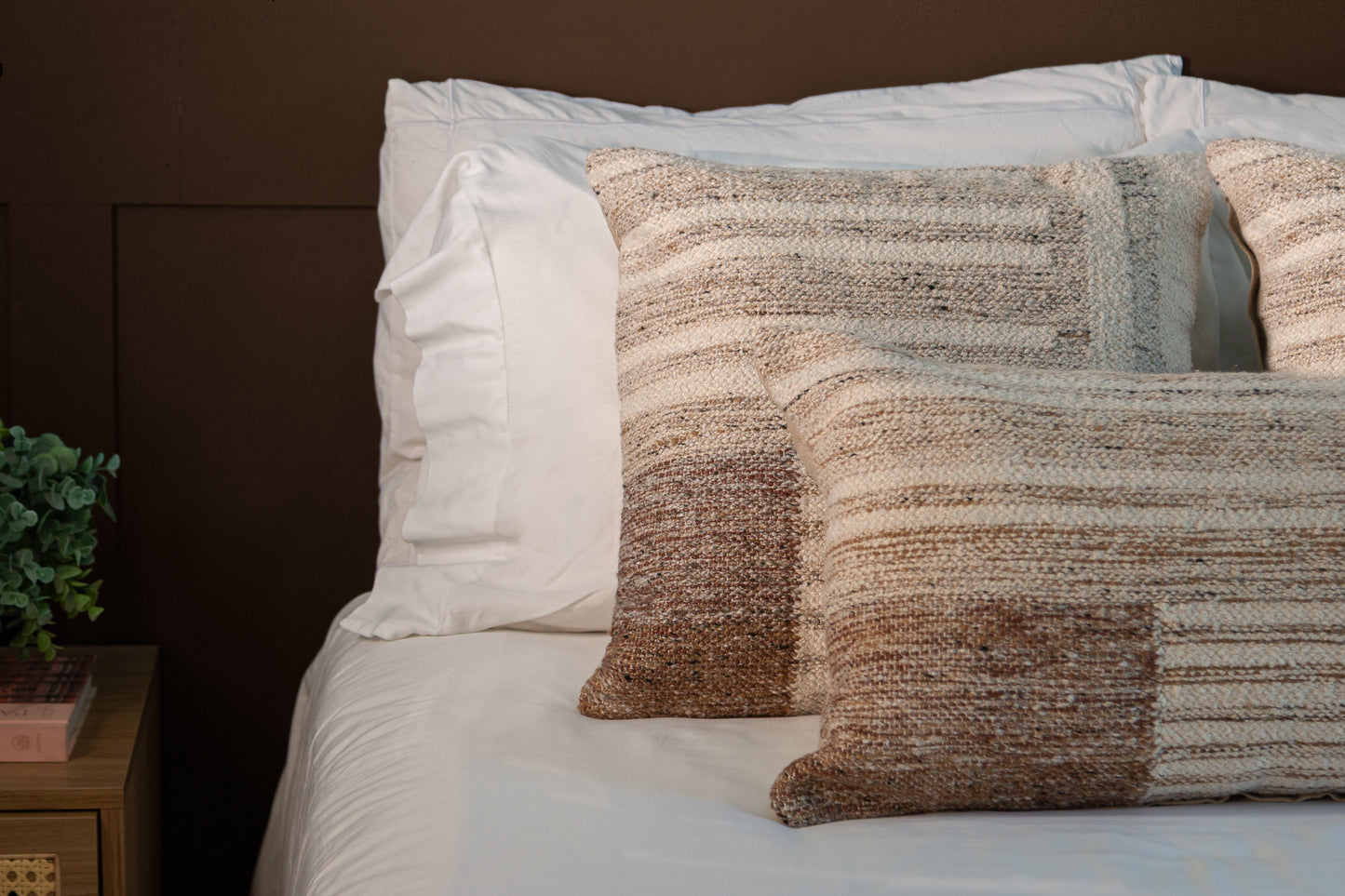Almofada Dhara 35x70cm | Mocha Multi