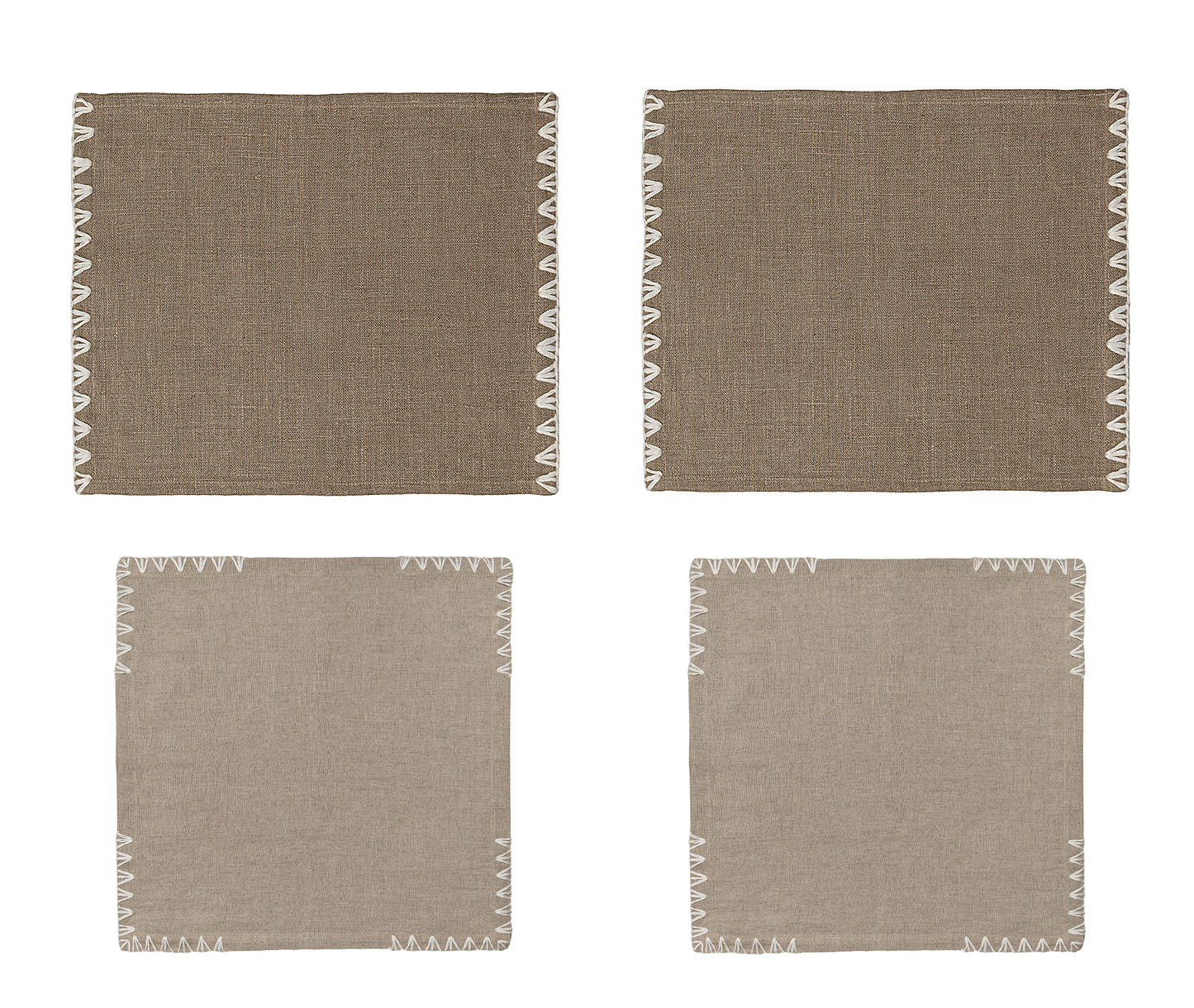 Set Lotus Fendi - Serve dois lugares na mesa (4 peças)