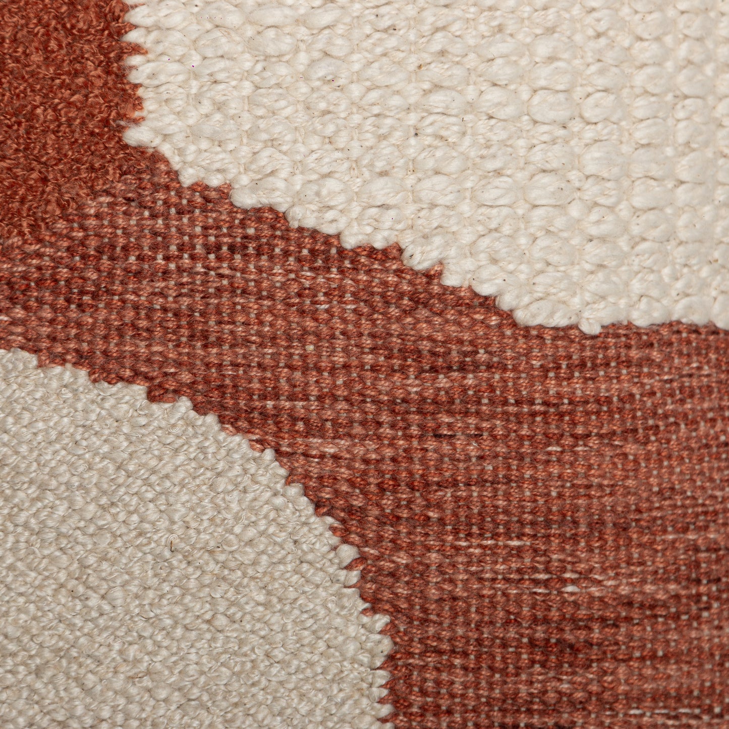Almofada Diya 35x70cm | Terracota + Off White