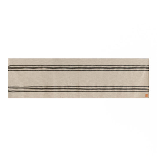 Peseira Jaya 70x255cm | Off White + Carvão