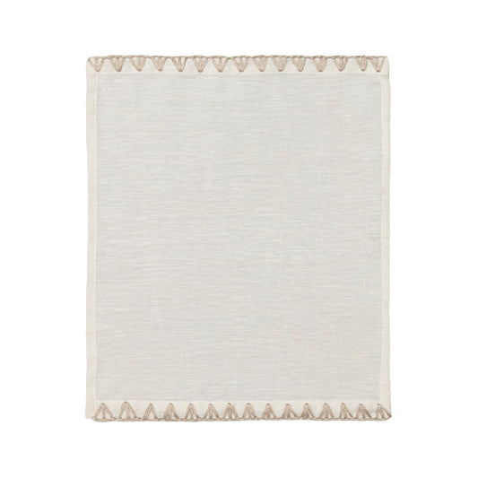 Lugar Americano Lotus 100% Linho 35x45cm | Areia