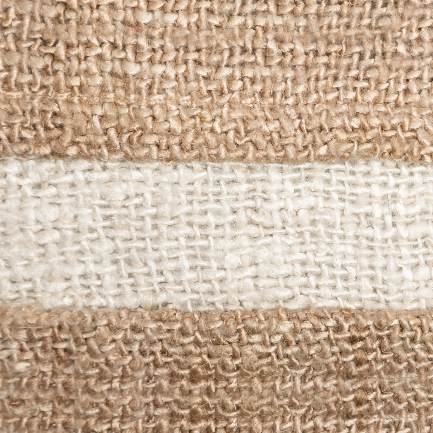 Almofada Leela 50x50cm | Linho Queimado + Off White